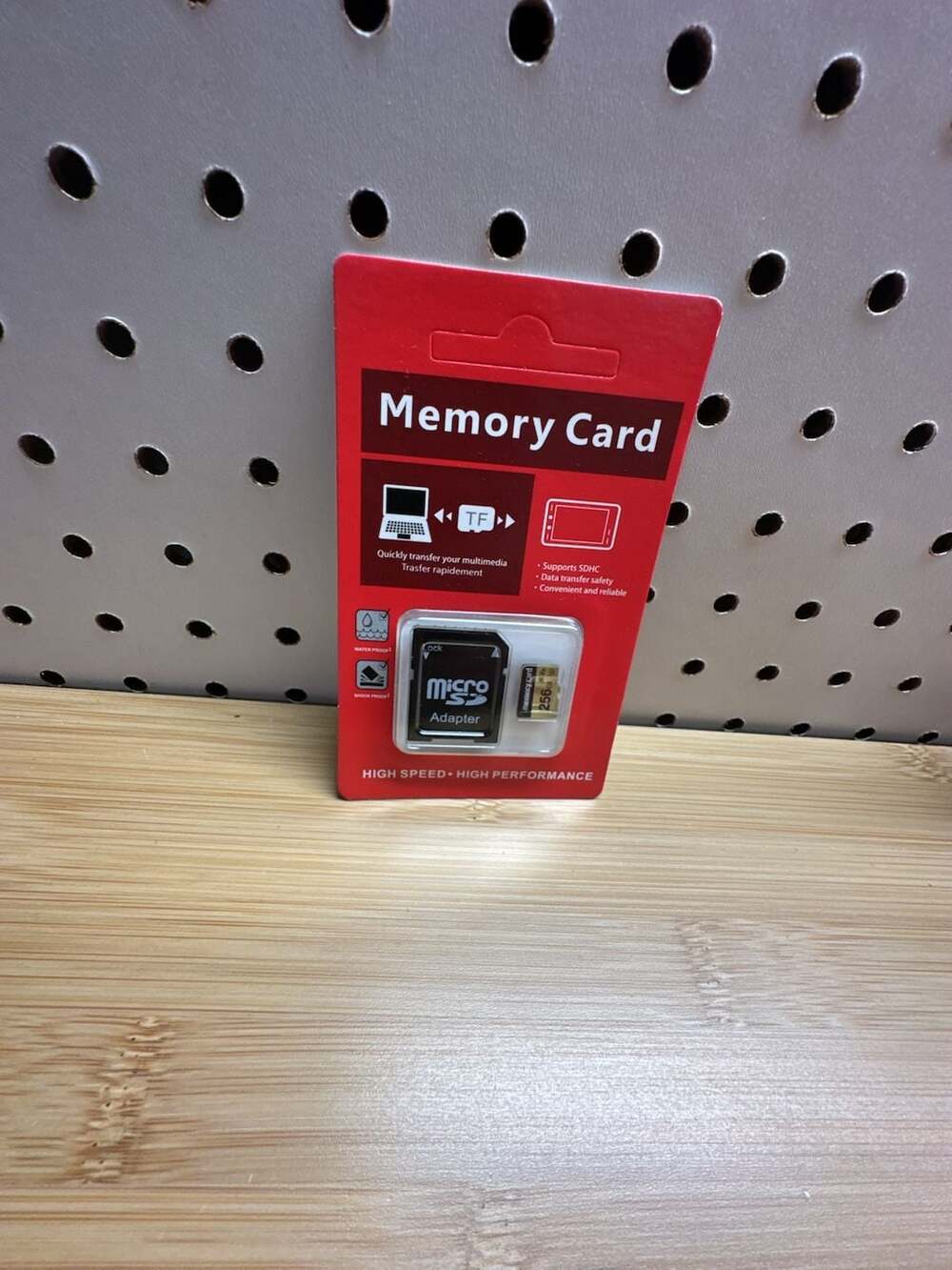 256GB MicroSD Memory Card with Adapter